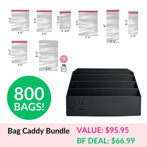 The Cookie Countess BFCM Black Friday 2024 Bundle: Bag Caddy with 800 Bags