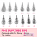 The Cookie Countess BFCM Bundle: PME Supatube Tips