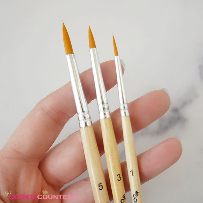 Disposable Paint Brushes for PYOC - (Pack of 60) - Food Safe