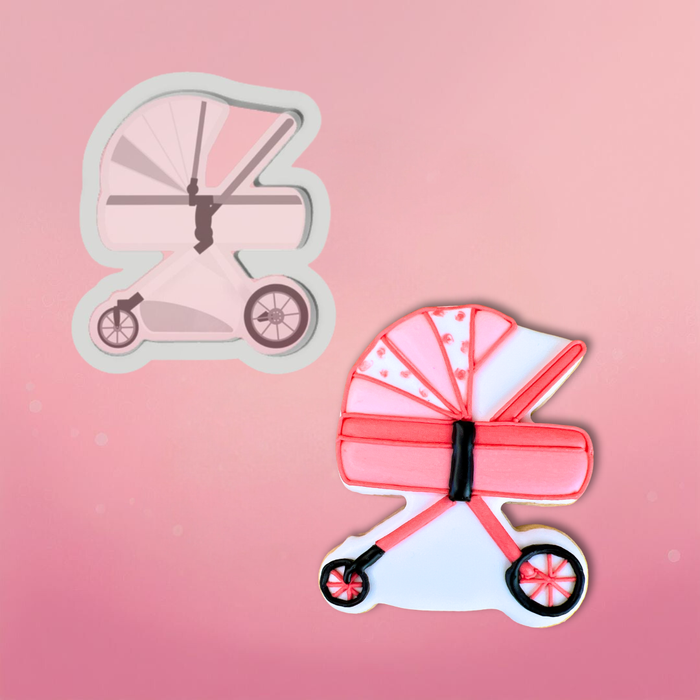 The Cookie Countess Cookie Cutter Baby Carriage Cookie Cutter