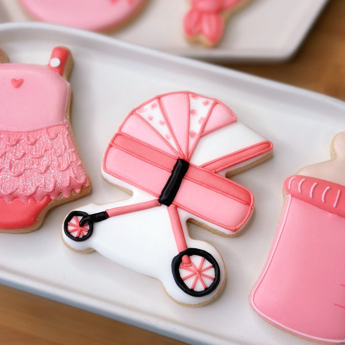 The Cookie Countess Cookie Cutter Baby Carriage Cookie Cutter