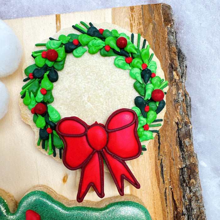 The Cookie Countess Cookie Cutter Christmas Wreath Cookie Cutter