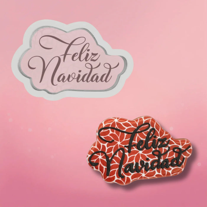 The Cookie Countess Cookie Cutter Feliz Navidad Cookie Cutter