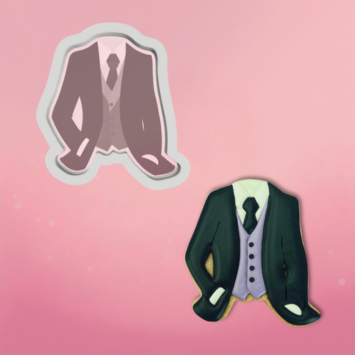 The Cookie Countess Cookie Cutter Groom Suit Cookie Cutter