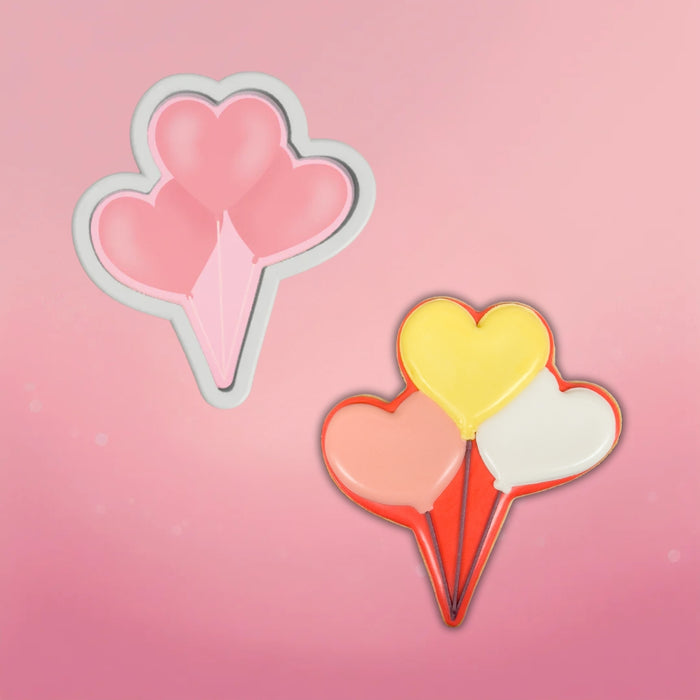 The Cookie Countess Cookie Cutter Heart Balloons Bunch Cookie Cutter