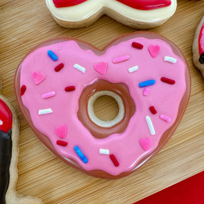 The Cookie Countess Cookie Cutter Heart Donut Cookie Cutter