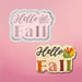 The Cookie Countess Cookie Cutter Hello Fall Plaque Cookie Cutter