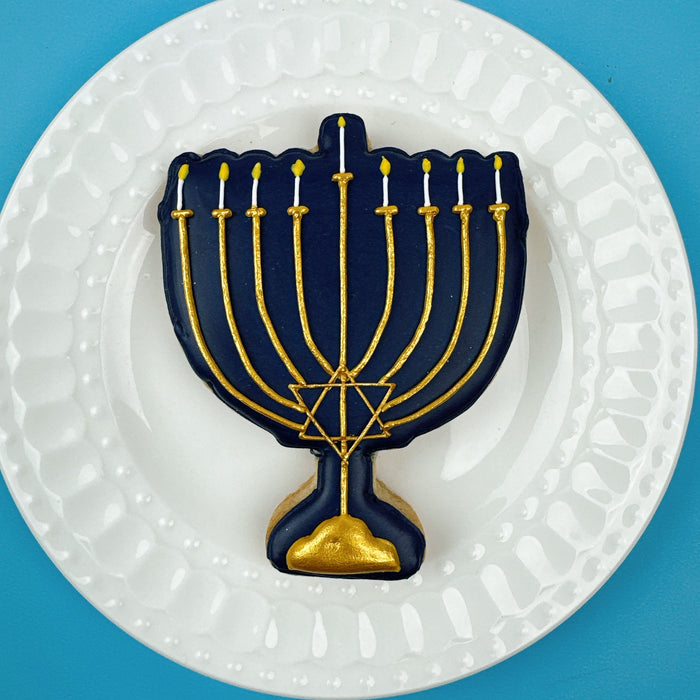 The Cookie Countess Cookie Cutter Menorah Cookie Cutter