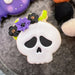 The Cookie Countess Cookie Cutter Skull with Flowers Cookie Cutter