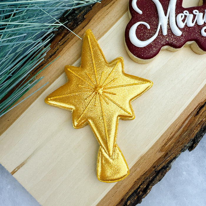 The Cookie Countess Cookie Cutter Star Tree Topper Cookie Cutter