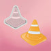 The Cookie Countess Cookie Cutter Traffic Cone Cookie Cutter