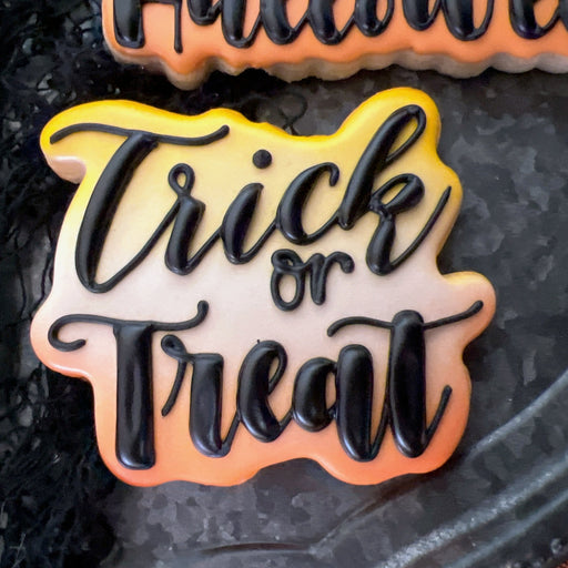 The Cookie Countess Cookie Cutter Trick or Treat Plaque Cookie Cutter