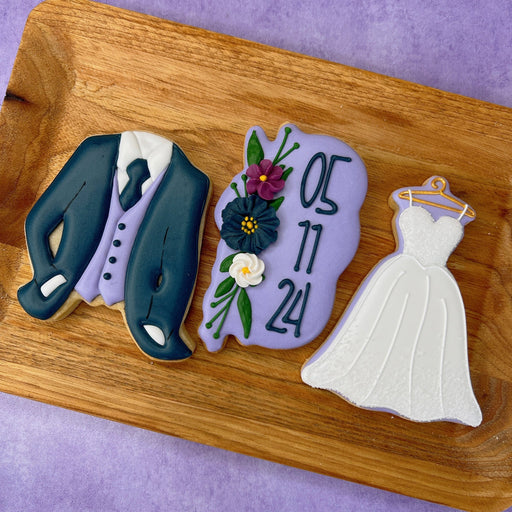 The Cookie Countess Cookie Cutter Wedding Dress Cookie Cutter