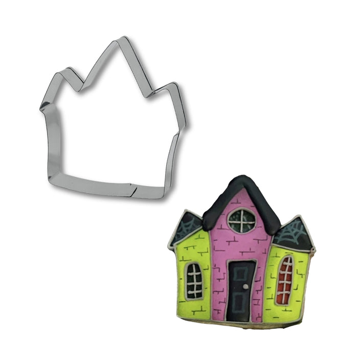 The Cookie Countess Cookie Cutter Wonky Haunted House Cookie Cutter