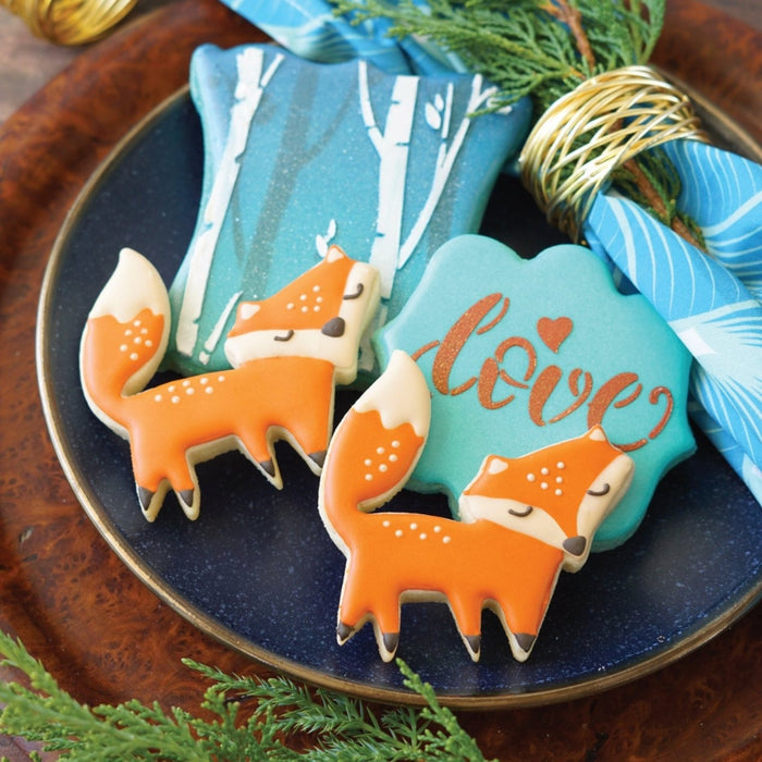 The Cookie Countess Cookie Cutter Woodland Cute Fox Cookie Cutter