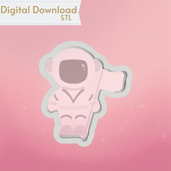 The Cookie Countess Digital Art Download Astronaut Cookie Cutter STL