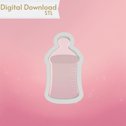 The Cookie Countess Digital Art Download Baby Bottle Cookie Cutter STL