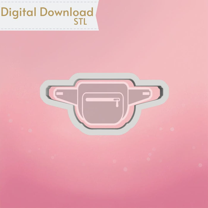 The Cookie Countess Digital Art Download Belt Bag Cookie Cutter STL