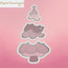 The Cookie Countess Digital Art Download Christmas Tree 3pc Cookie Cutter STL