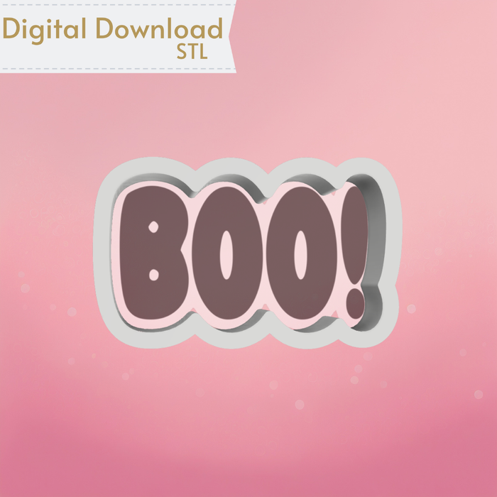 The Cookie Countess Digital Art Download Chunky Boo! Plaque Cookie Cutter STL