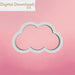 The Cookie Countess Digital Art Download Chunky Cloud Cookie Cutter STL