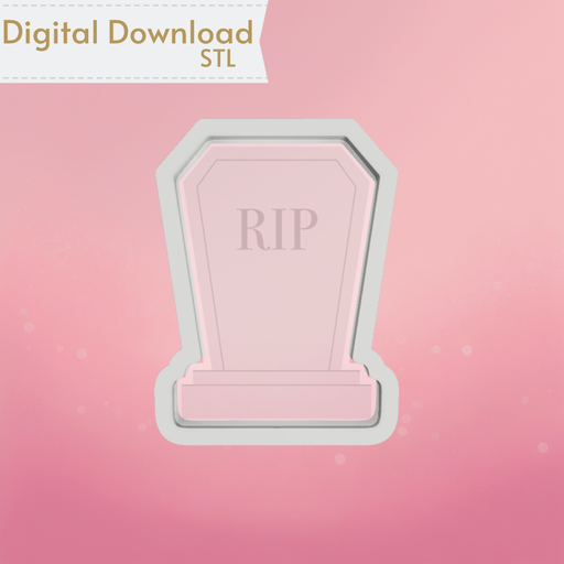 The Cookie Countess Digital Art Download Coffin Gravestone Cookie Cutter STL