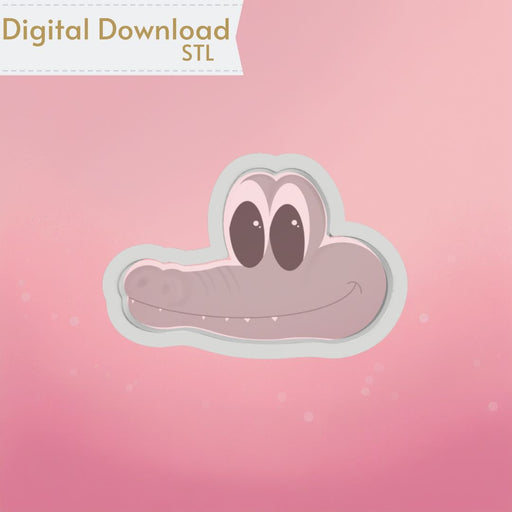 The Cookie Countess Digital Art Download Crocodile Cookie Cutter STL