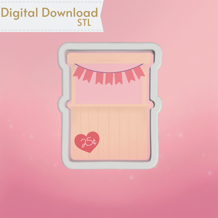 The Cookie Countess Digital Art Download Kissing Booth Cookie Cutter STL