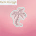 The Cookie Countess Digital Art Download Palm Tree with Light Cookie Cutter STL