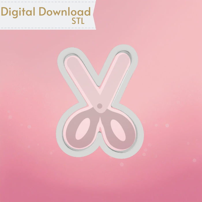 The Cookie Countess Digital Art Download Scissors Cookie Cutter STL