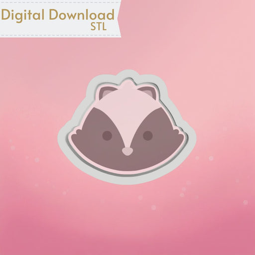 The Cookie Countess Digital Art Download Skunk Cookie Cutter STL