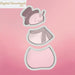 The Cookie Countess Digital Art Download Snowman 3pc Cookie Cutter STL