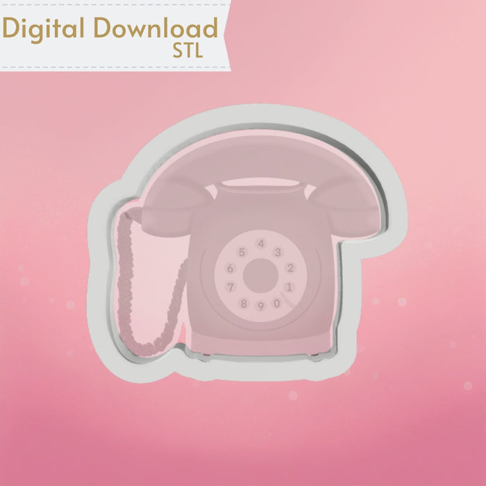 The Cookie Countess Digital Art Download Vintage Phone Cutter STL