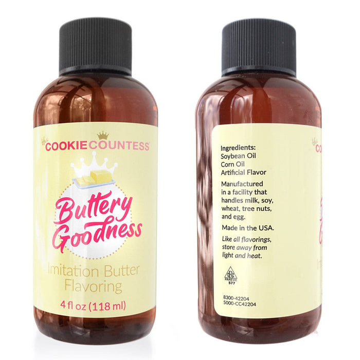 The Cookie Countess Flavor Buttery Goodness Flavoring 4oz