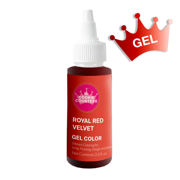 Royal Red Velvet Airbrush Coloring 2 OZ - The Cookie Countess, Colorante  Rojo