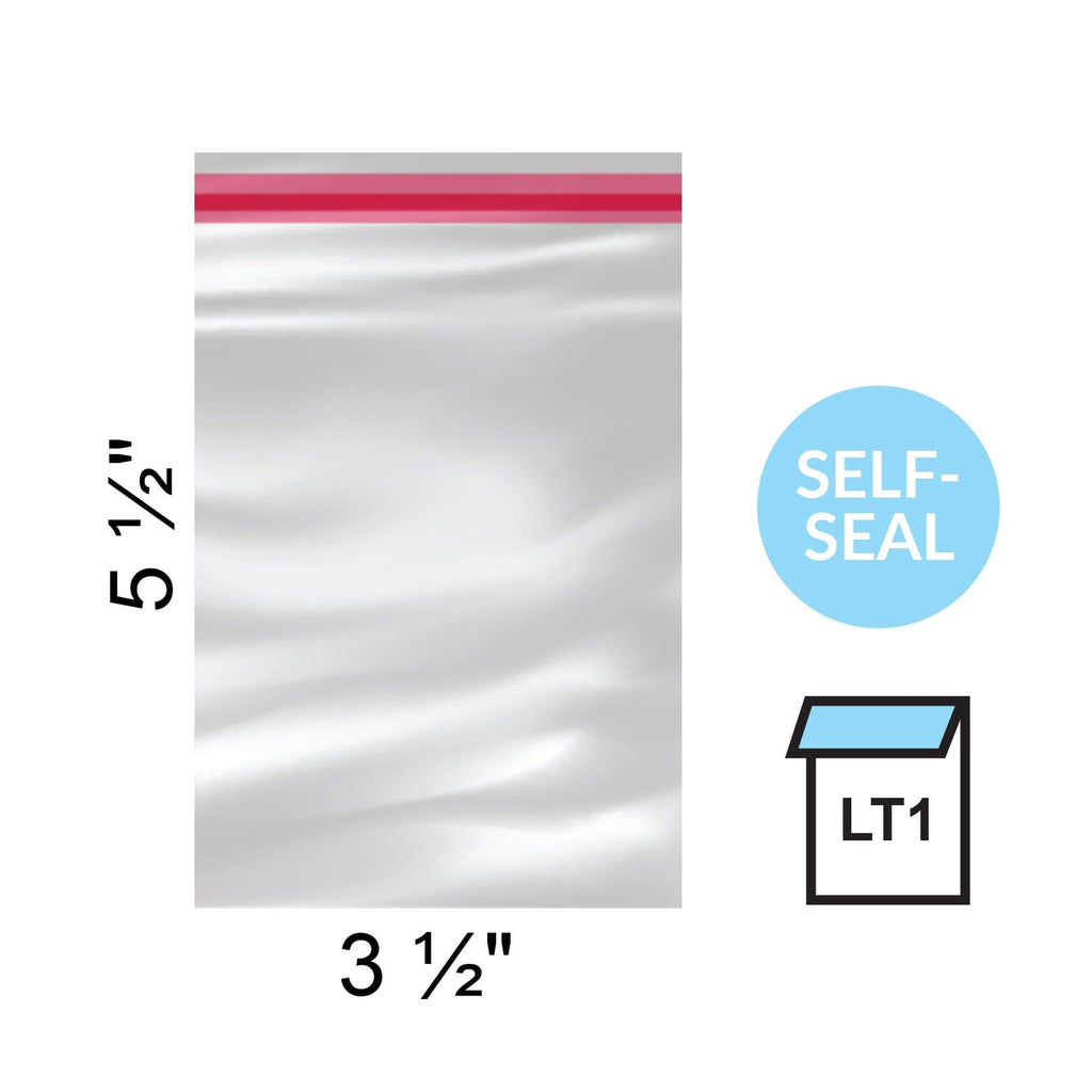 Clear Heat Seal Bags - 5.25 x 10.5 Flat - Set of 100 Bags - Miss Cookie  Packaging