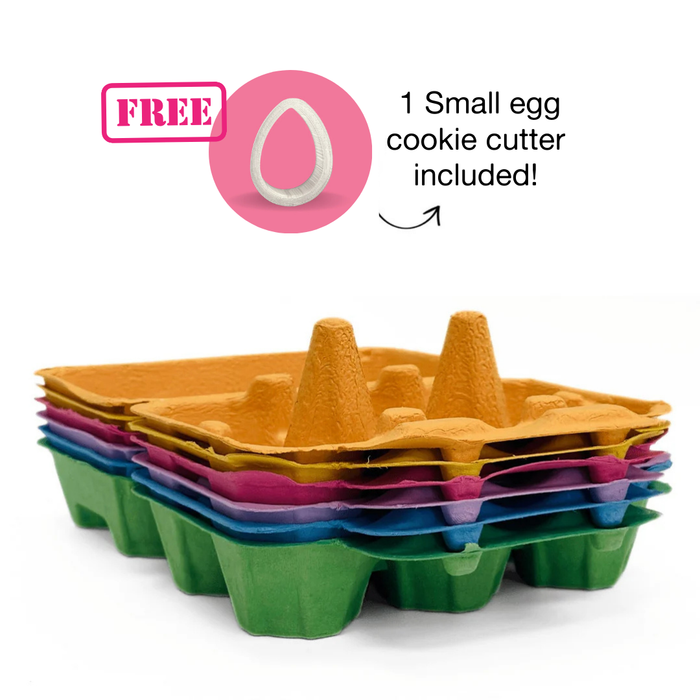 The Cookie Countess Packaging Egg Cartons Jumbo XL - Multicolor