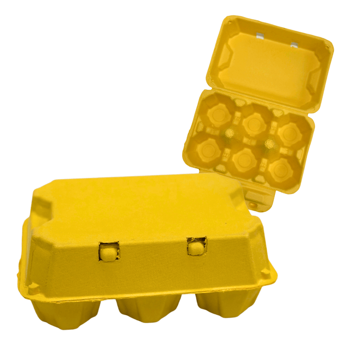 Yellow Egg cartons Jumbo XL - Bulk set of 75