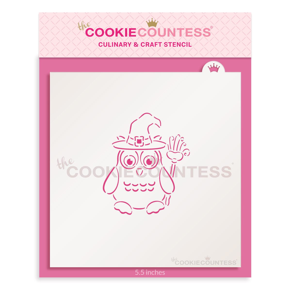 Chocolate Transfer Sheet - Owl