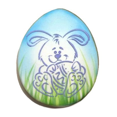 P08 Easter Bunny Egg Petite Stencil