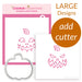 The Cookie Countess PYO Stencil with 4" Pumpkin Cutter Large Pumpkin PYO Stencils, Set of 2