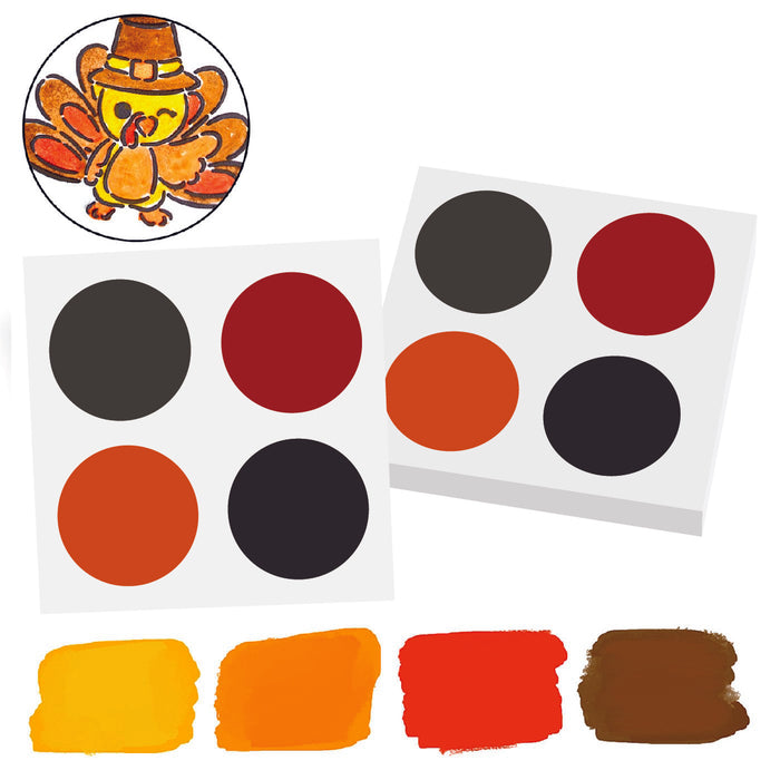 The Cookie Countess PYO Supplies PYO Paint Palettes - Fall