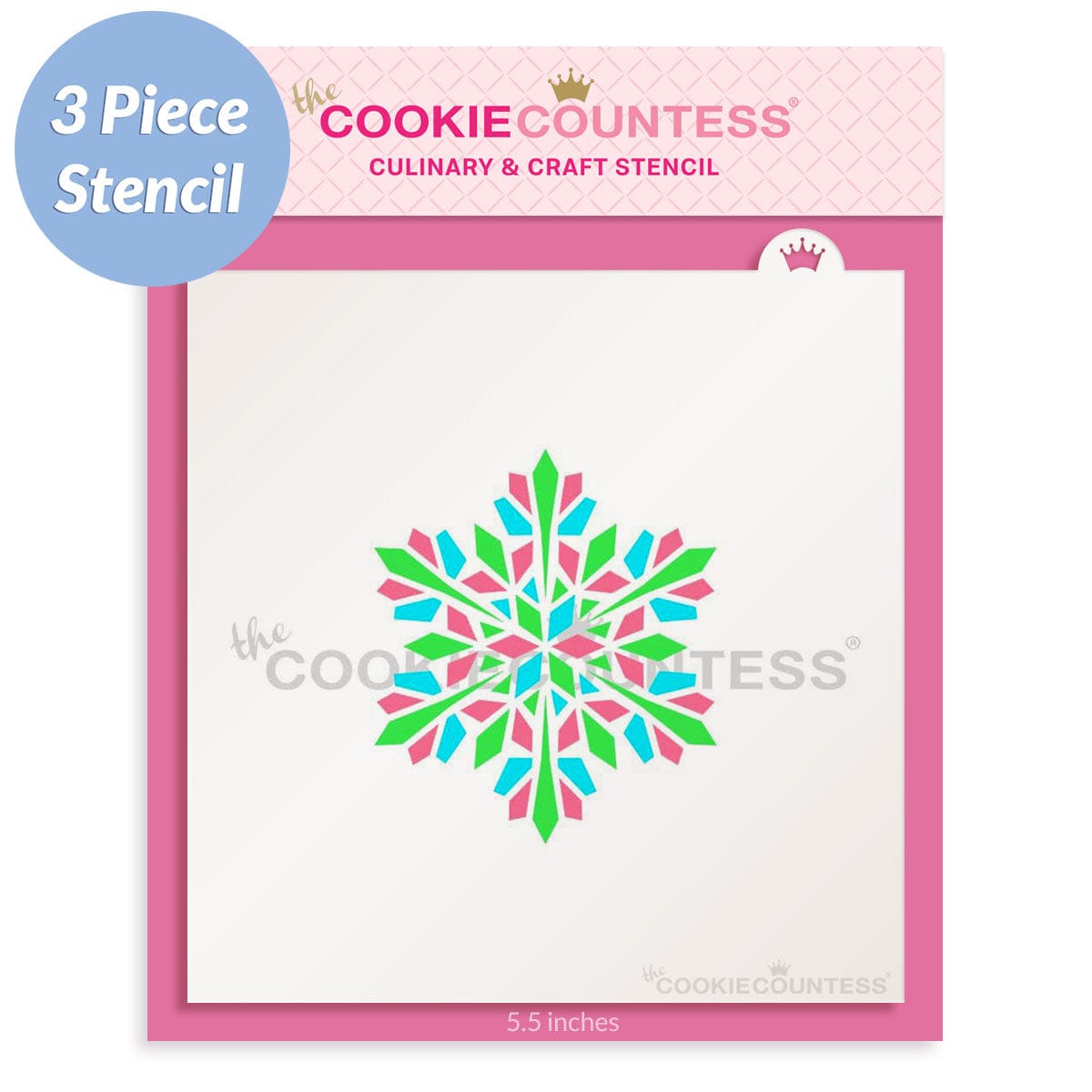 Intricate Snowflake Stencil – Lynn's Cake, Candy, and Chocolate Supplies