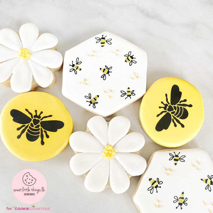 Honeycomb Stencil  Bee's Baked Art Supplies and Artfully Designed