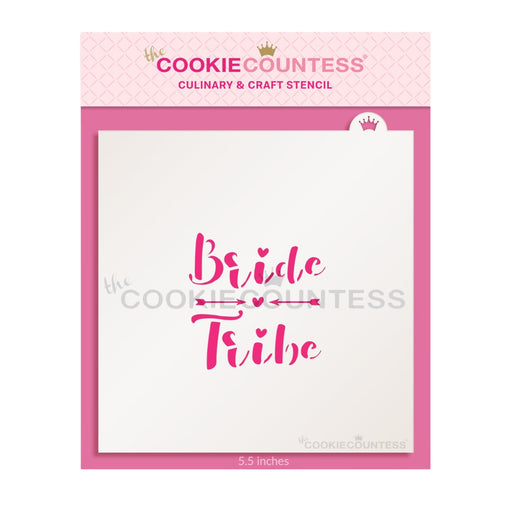 The Cookie Countess Stencil Bride Tribe Stencil