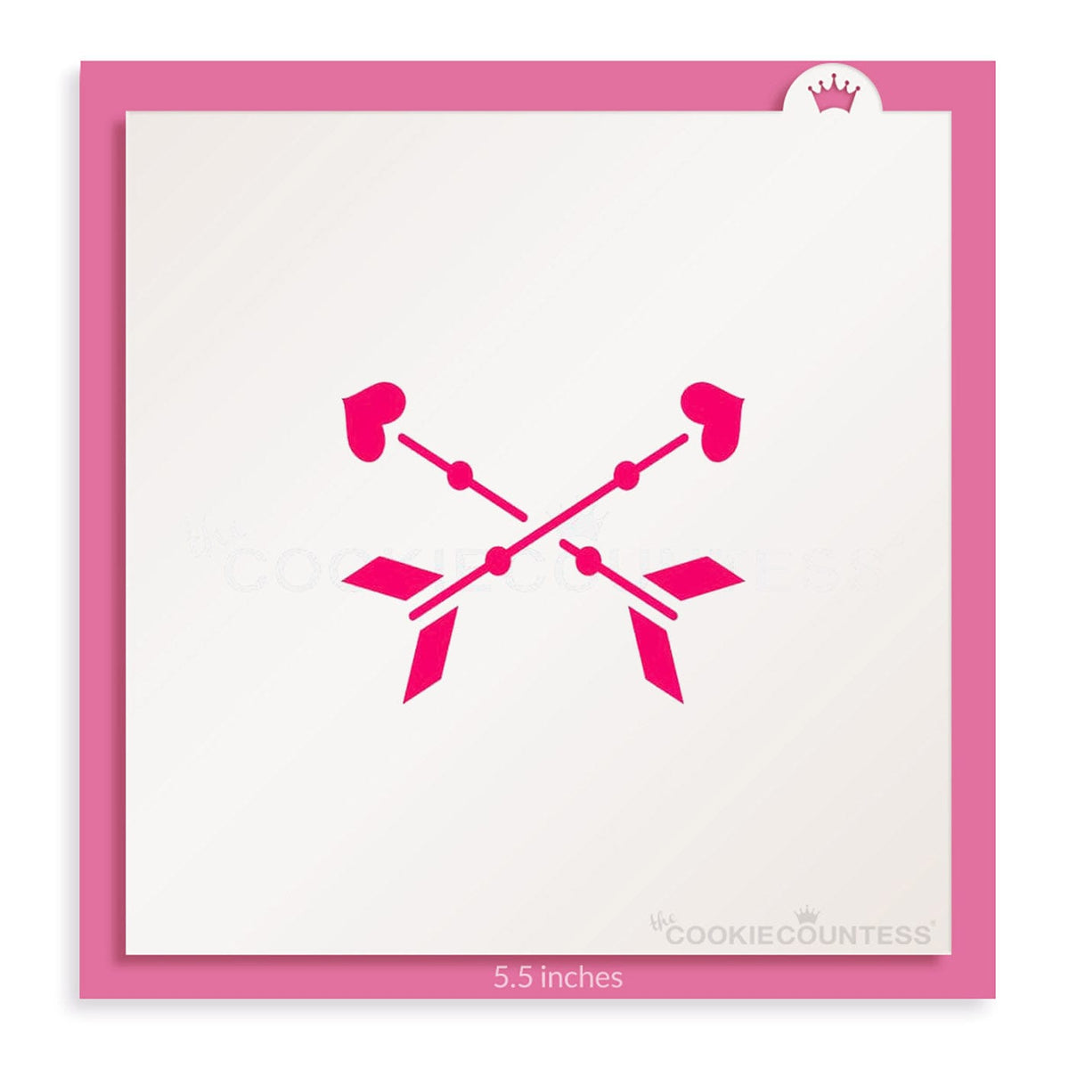 Crossed Arrows Stencil