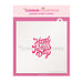 The Cookie Countess Stencil Default Happy Father's Day Brush Script Stencil