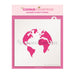 The Cookie Countess Stencil Default Large Globe 3.5" Stencil