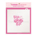 The Cookie Countess Stencil Flour Box Stencil - Leave a little Sparkle Wherever you go