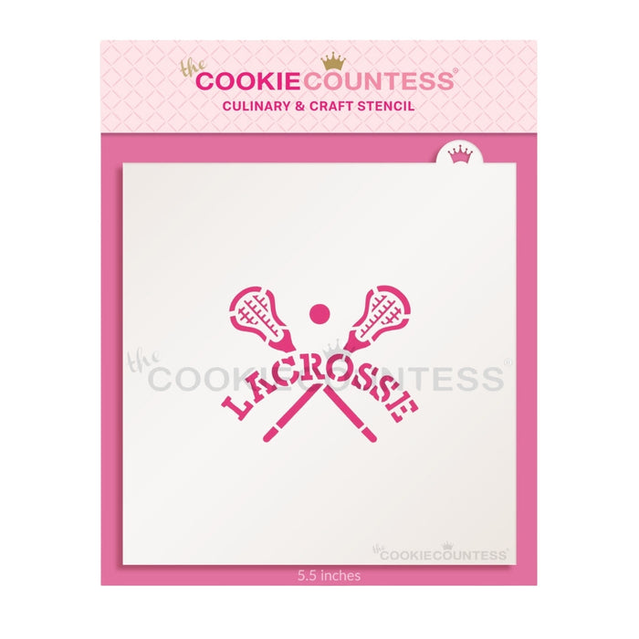 The Cookie Countess Stencil Lacrosse Stencil